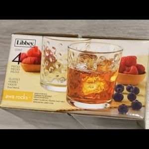 Libbey 4 Drinking Glasses Set